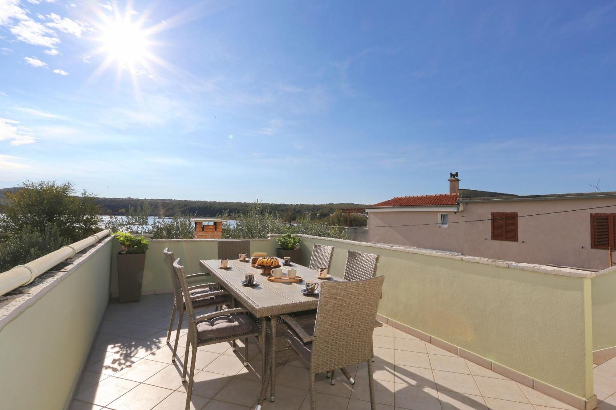 Seaview Apartment Aida Posedarje Exterior photo